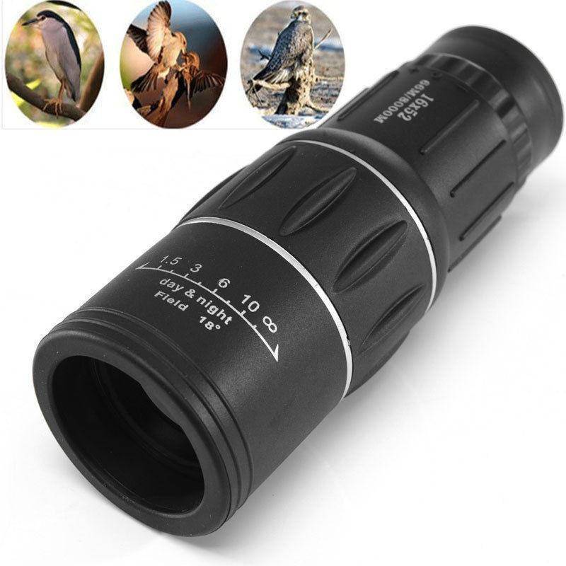 Monocular with 16x52 Optics Zoom Lens - OutdoorsAdventurer