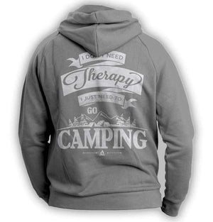 "I Don't Need Therapy, I Just Need To Go Camping" Hoodie - OutdoorsAdventurer