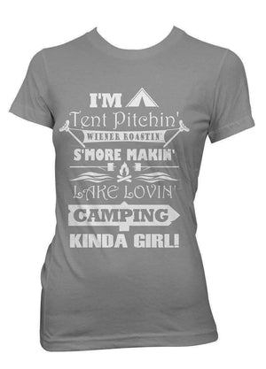 Camping Kinda Girl -T-Shirt - OutdoorsAdventurer