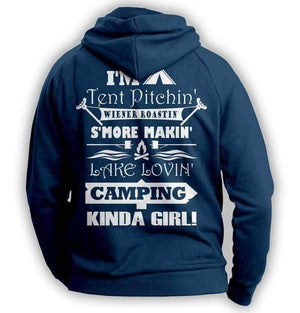 Camping Kinda Girl - Hoodie - OutdoorsAdventurer