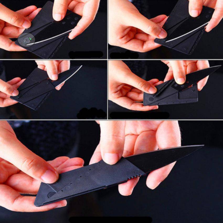 Foldaway Credit Card Knife - OutdoorsAdventurer