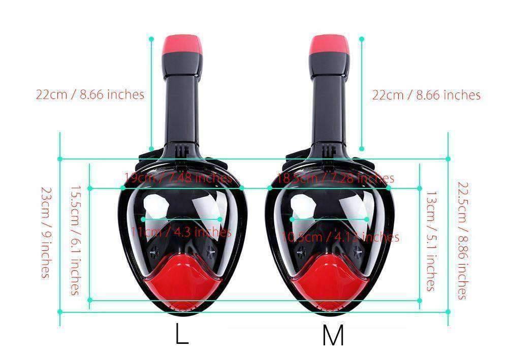 Full Face Snorkeling Mask - OutdoorsAdventurer