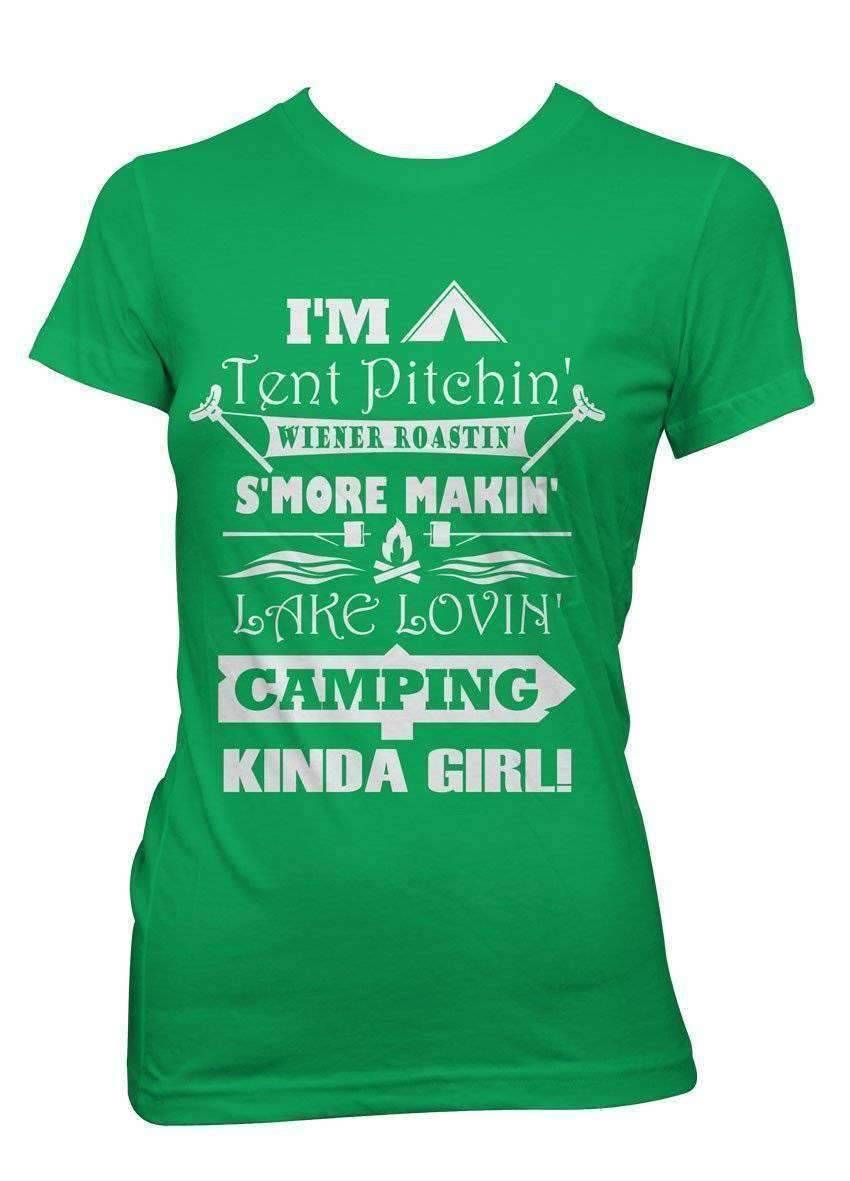 Camping Kinda Girl -T-Shirt - OutdoorsAdventurer