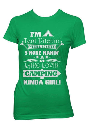 Camping Kinda Girl -T-Shirt - OutdoorsAdventurer