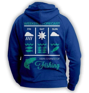 Weekend Fishing Forecast Hoodie