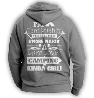 Camping Kinda Girl - Hoodie - OutdoorsAdventurer