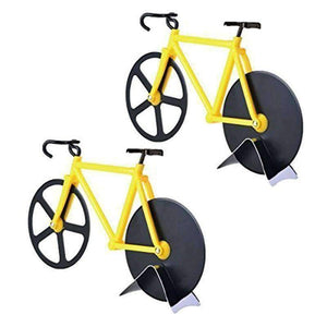 Stainless Steel Bicycle Pizza Cutter - OutdoorsAdventurer