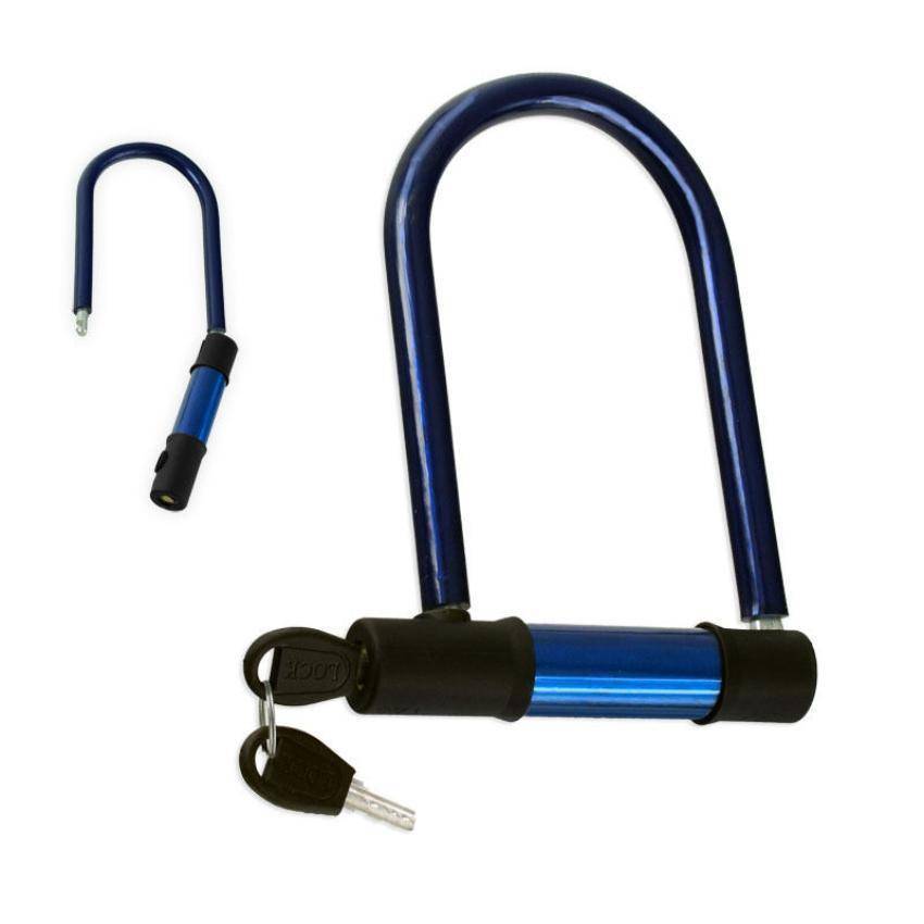 Steel U-Lock Keyed Bike & Motorcycle Lock - OutdoorsAdventurer