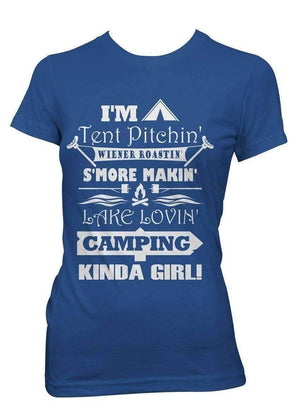 Camping Kinda Girl -T-Shirt - OutdoorsAdventurer