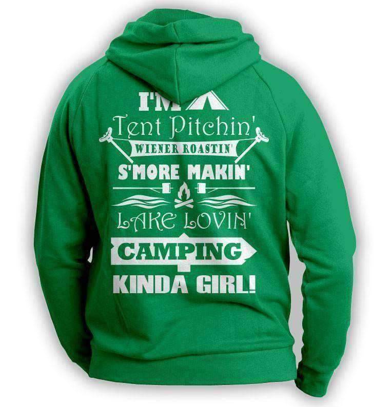 Camping Kinda Girl - Hoodie - OutdoorsAdventurer