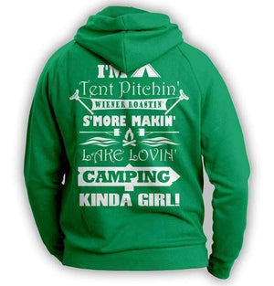 Camping Kinda Girl - Hoodie - OutdoorsAdventurer