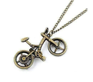 Vintage Bicycle Necklace