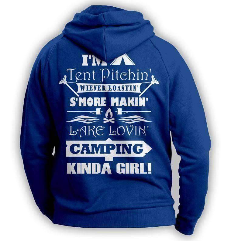 Camping Kinda Girl - Hoodie - OutdoorsAdventurer