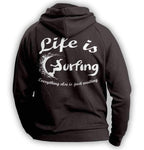 "Life Is Surfing" Hoodie - OutdoorsAdventurer