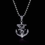 Anchor Viking Sailing Necklace - OutdoorsAdventurer