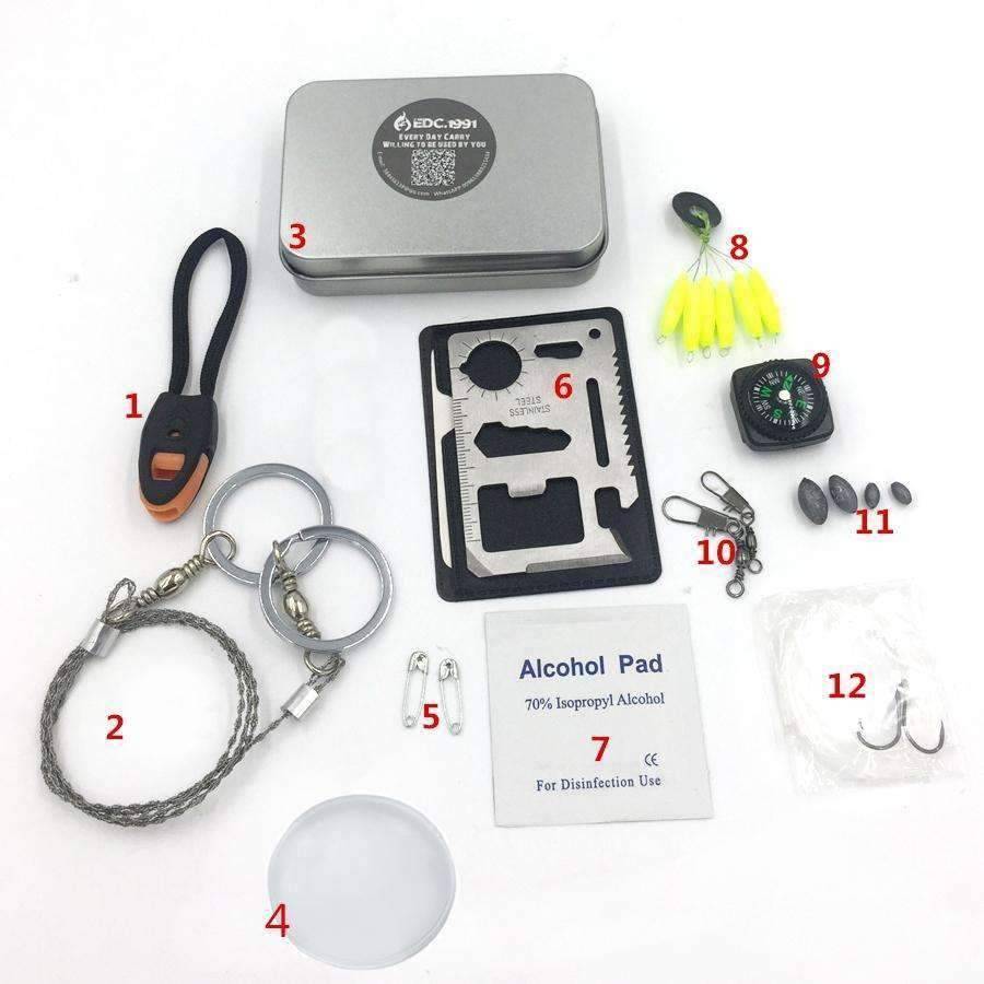 Fishing And Outdoor Survival Kit - OutdoorsAdventurer
