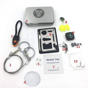 Fishing And Outdoor Survival Kit - OutdoorsAdventurer
