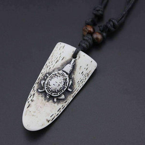 Hand Carved Surfer Necklace - OutdoorsAdventurer