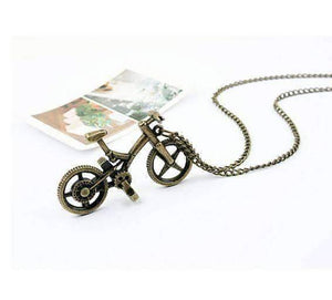 Vintage Bicycle Necklace