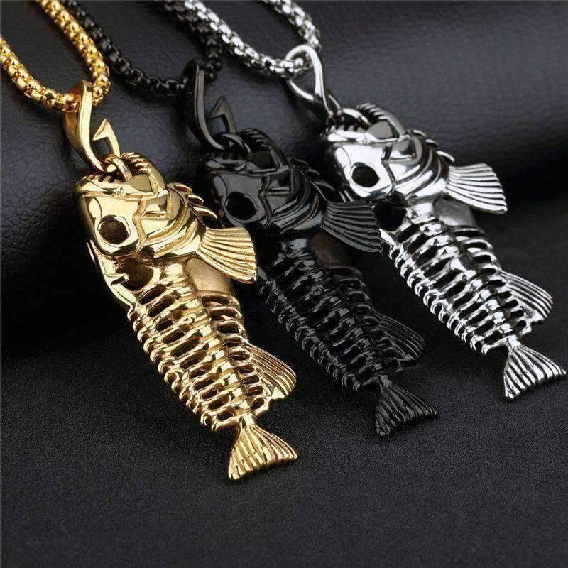 Fish Bone Necklace - OutdoorsAdventurer