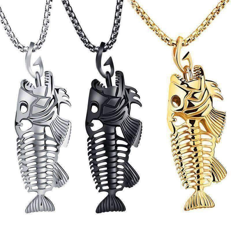 Fish Bone Necklace - OutdoorsAdventurer