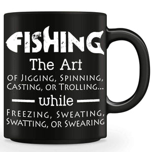 The Art Of Fishing Mug - OutdoorsAdventurer