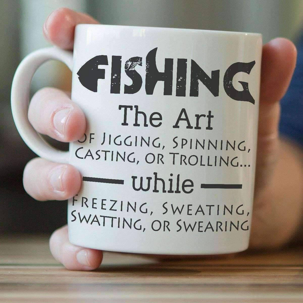 The Art Of Fishing Mug - OutdoorsAdventurer