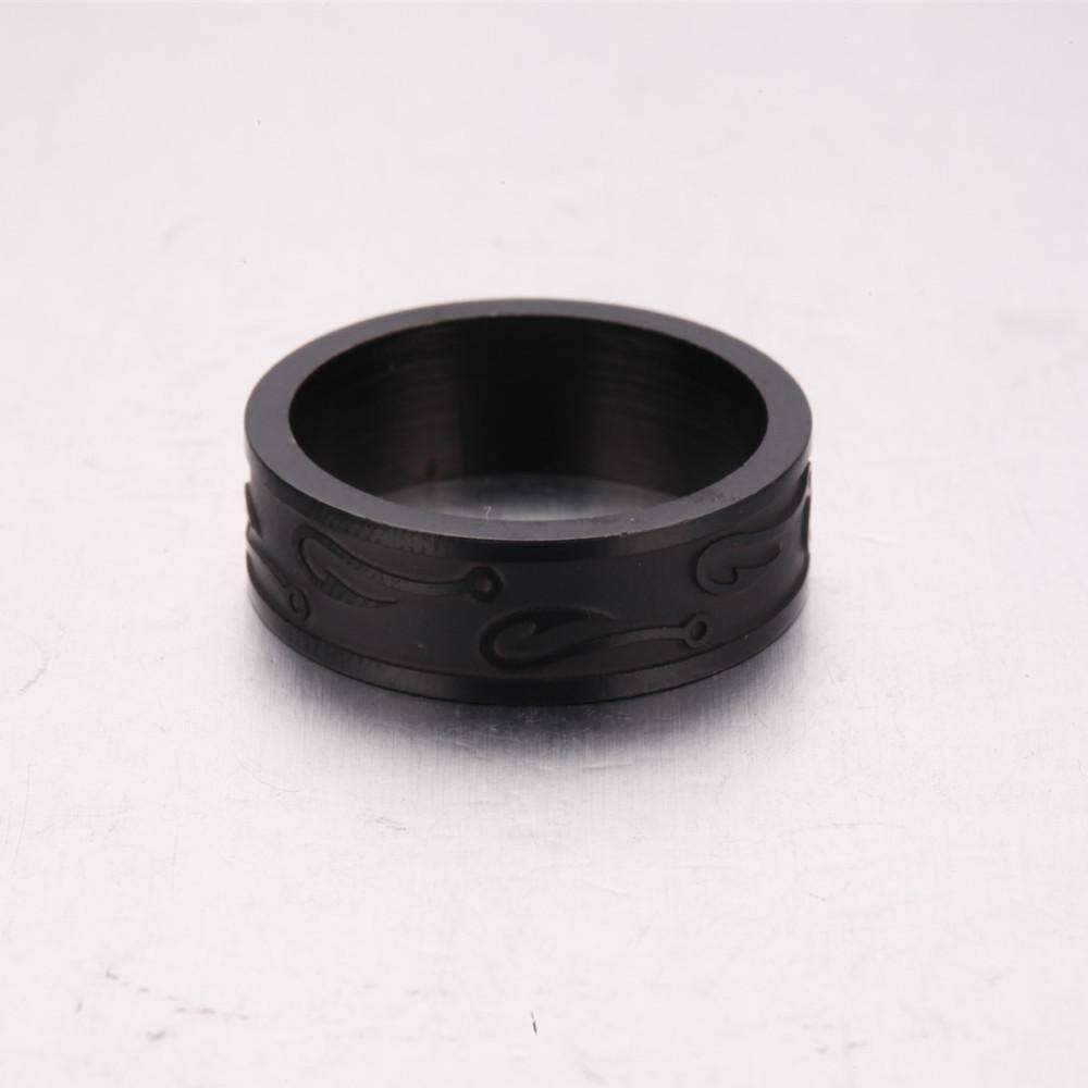 Titanium Fish Hook Ring