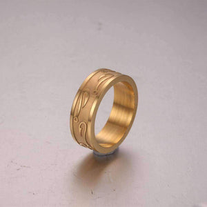Titanium Fish Hook Ring