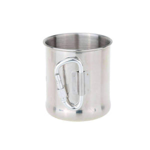 Carabiner Handle Stainless Steel Cup - OutdoorsAdventurer