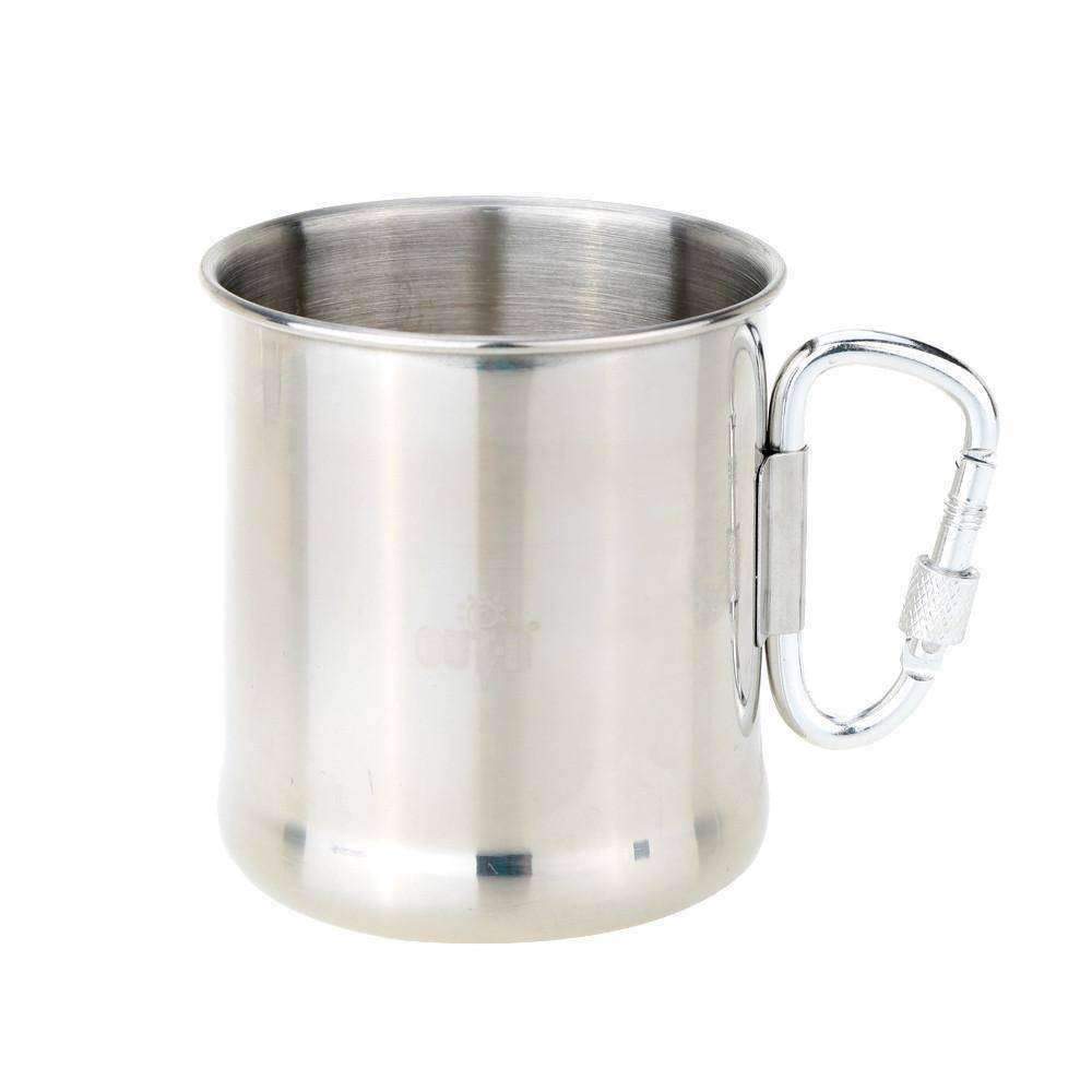 Carabiner Handle Stainless Steel Cup - OutdoorsAdventurer