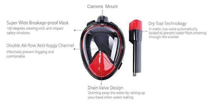 Full Face Snorkeling Mask - OutdoorsAdventurer