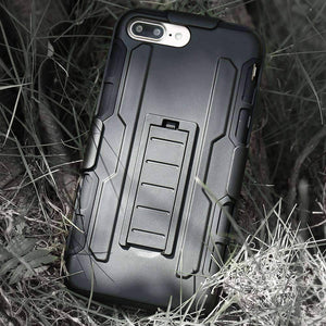 Military Black Armor iPhone Case - OutdoorsAdventurer