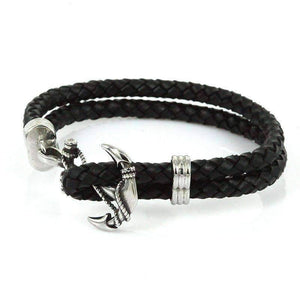 Rope Leather Anchor Bracelet - OutdoorsAdventurer