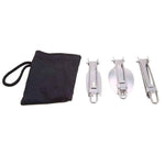 Travel Folding Utensil Set Fork Spoon And Knife