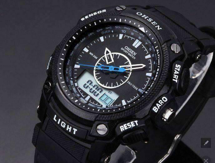 OHSEN Unisex Digital LCD Wrist Watch - OutdoorsAdventurer