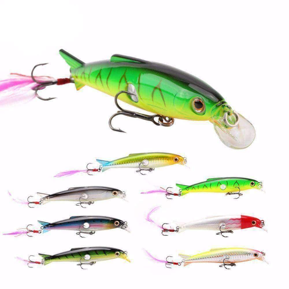 7 Pcs. Minnow Fishing Lures - OutdoorsAdventurer
