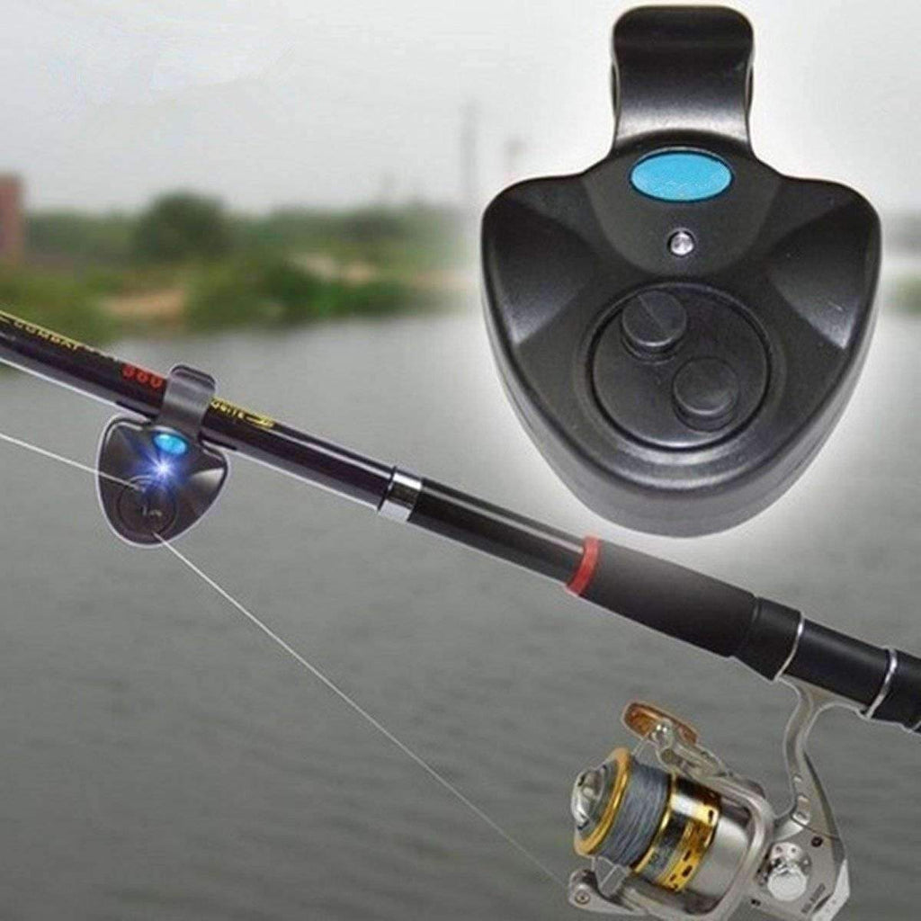 Clip-On Electronic Fish Bite Alarm with LED Light - OutdoorsAdventurer