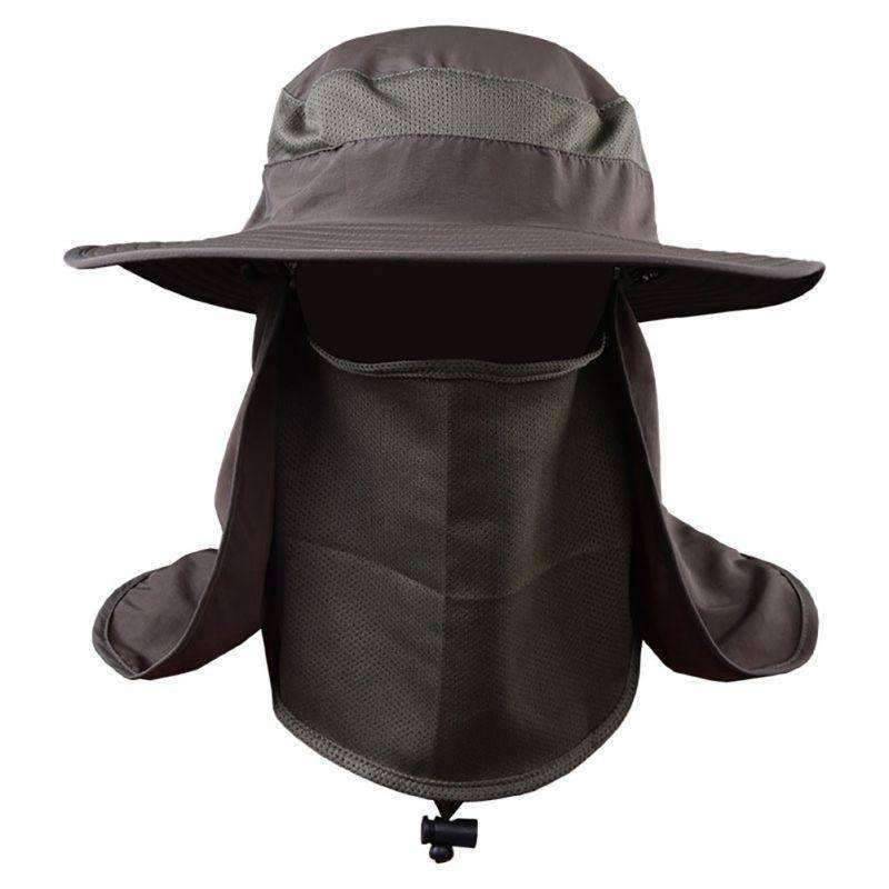 Outdoor Sun Protection Fishing Neck Face Flap Hat - OutdoorsAdventurer