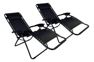 Zero Gravity Two Lounge Chairs