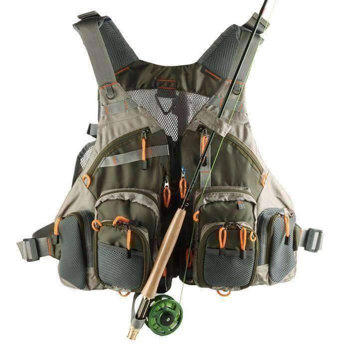 Fishing Vest With Rod Holder - OutdoorsAdventurer