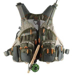 Fishing Vest With Rod Holder - OutdoorsAdventurer
