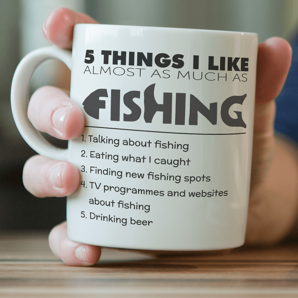 5 Things I Like Almost As Much As Fishing Mug (Beer) - OutdoorsAdventurer