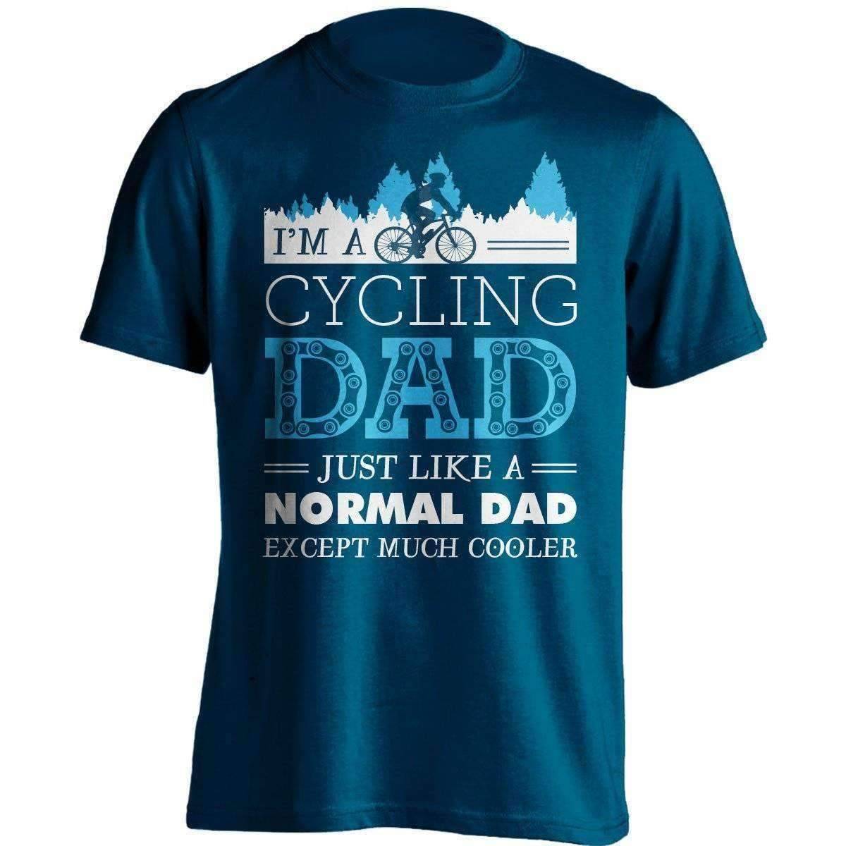 Much Cooler Cycling Dad T-Shirt - OutdoorsAdventurer