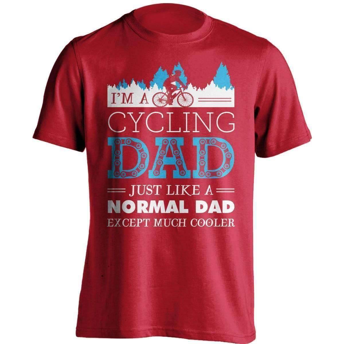 Much Cooler Cycling Dad T-Shirt - OutdoorsAdventurer