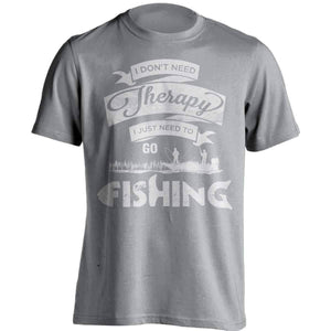 "I Don't Need Therapy, I Just Need To Go Fishing" T-Shirt - OutdoorsAdventurer