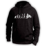 Human Evolution Quad Hoodie - OutdoorsAdventurer