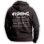 The Art Of Fishing Hoodie - OutdoorsAdventurer