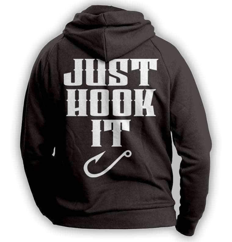 "Just Hook It" Hoodie - OutdoorsAdventurer