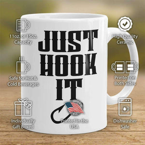 "Just Hook It" Fishing Mug - OutdoorsAdventurer